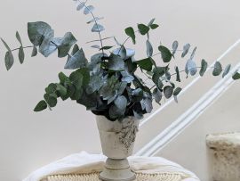 Composition d’eucalyptus stabilisé déco scandinave hygge artisanale Victoria par Flora Paris