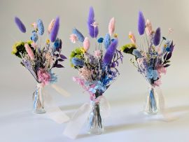 Mini bouquet fleurs séchées pour décoration de table et évènements Pimp par Flora Paris