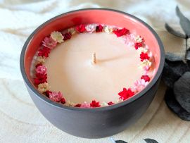 Bougie parfumée parfum jasmin Suzanne par Flora Paris