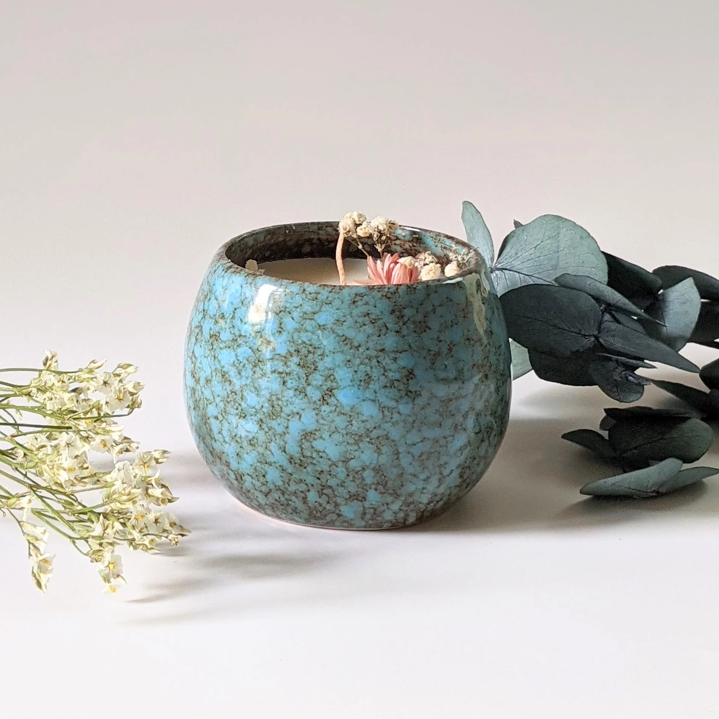 Bougie fleurie parfum jasmin, Vera – Image 3