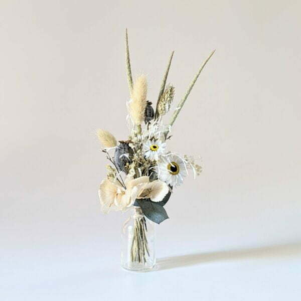 Mini bouquet de fleurs séchées pour décoration de table évènementielle, Fiesta 3