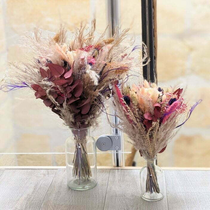 Bouquet de fleurs séchées & fleurs stabilisées, Zara 2