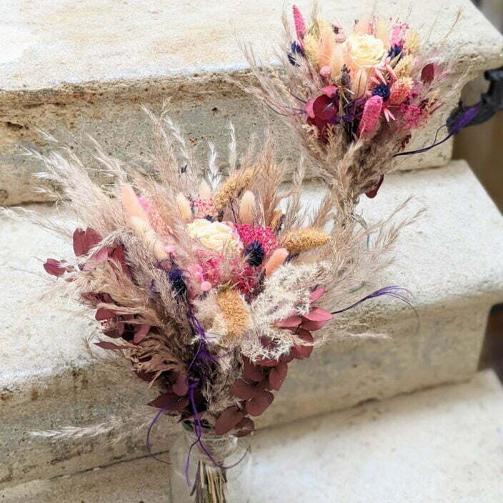 Bouquet de fleurs séchées & fleurs stabilisées, Zara 6