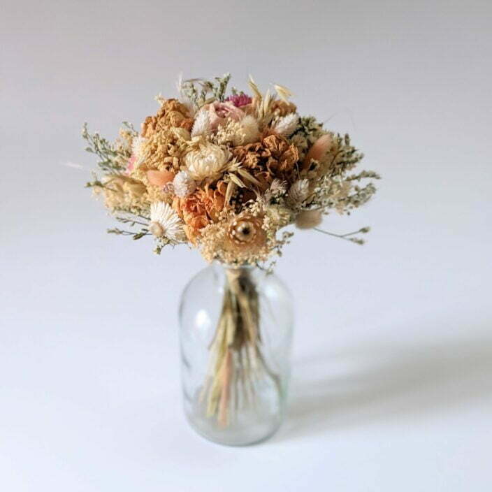 Bouquet de fleurs séchées naturelles pour décoration d’intérieur, Adélie 2