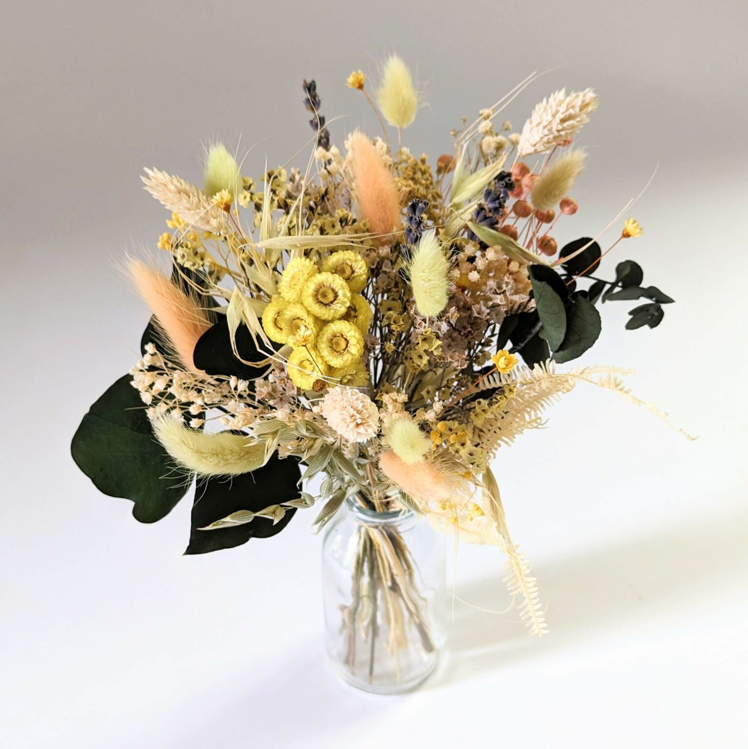 Lot De 6 Mini Bouquets De Fleurs Séchées Naturelles - 12-15 Cm - Pour DIY, Décoration, Résine - 7