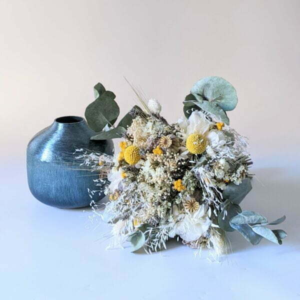 Bouquet de fleurs séchées et stabilisées pour décoration d’intérieur branché, Chloé 2
