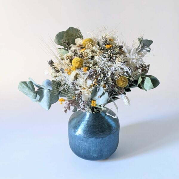 Bouquet de fleurs séchées et stabilisées pour décoration d’intérieur branché, Chloé 3