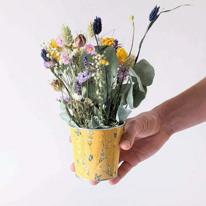 Composition artisanale en fleurs séchées pour décoration d’intérieur, Pepeta 3