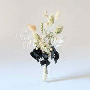 Mini bouquet de fleurs séchées pour décoration de table évènementielle, Chess