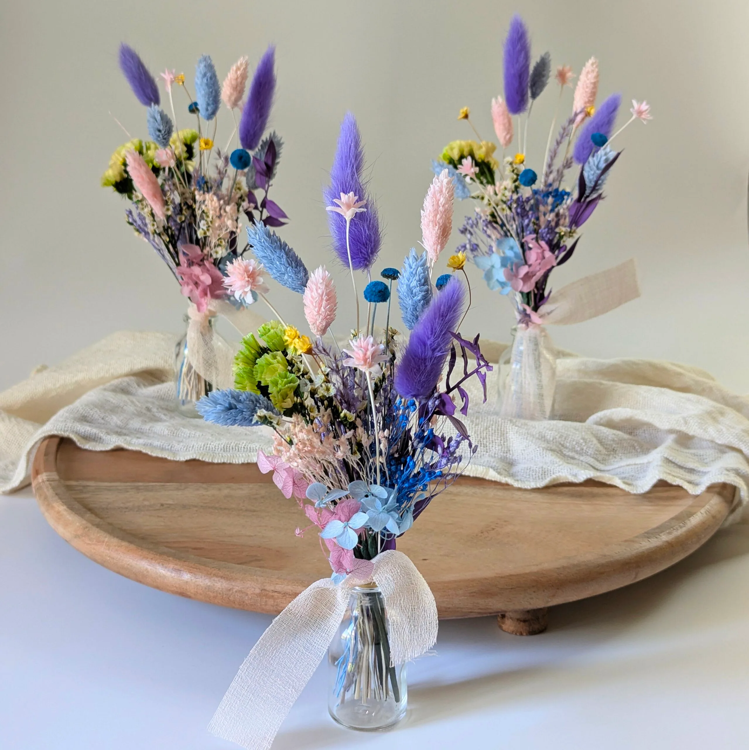 Mini bouquet fleurs séchées pour décoration de table et évènements, Pimp – Image 4