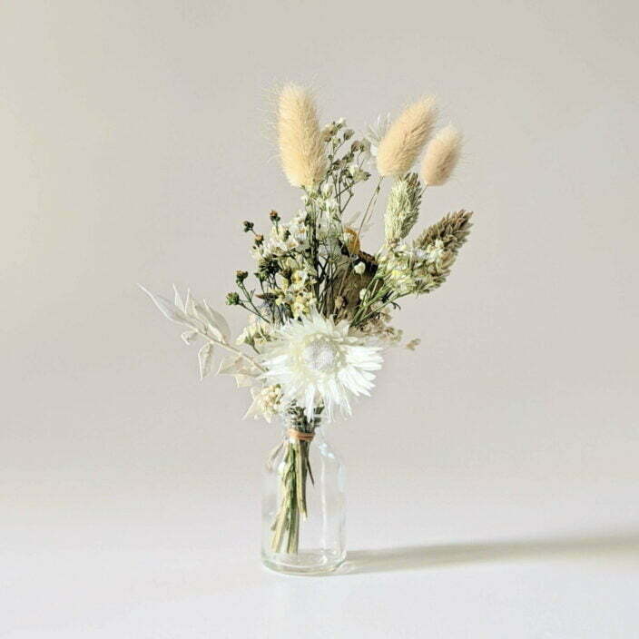 Mini bouquet de fleurs séchées pour décoration de table évènementielle, Fiesta 2