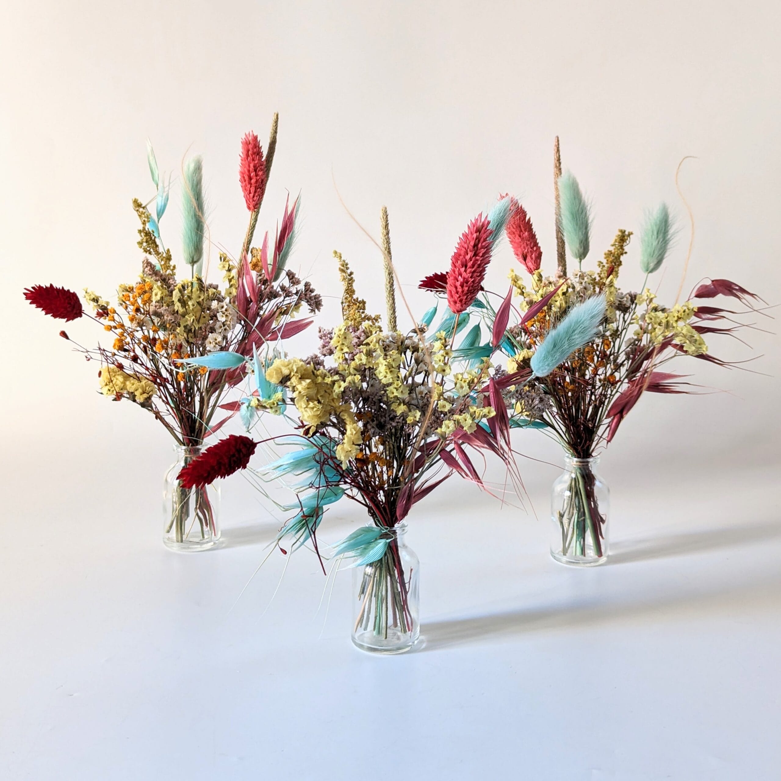 Bouquet Fleurs Séchées Myosotis PATIKIL - 10 Mini Bouquets Violet DIY Déco