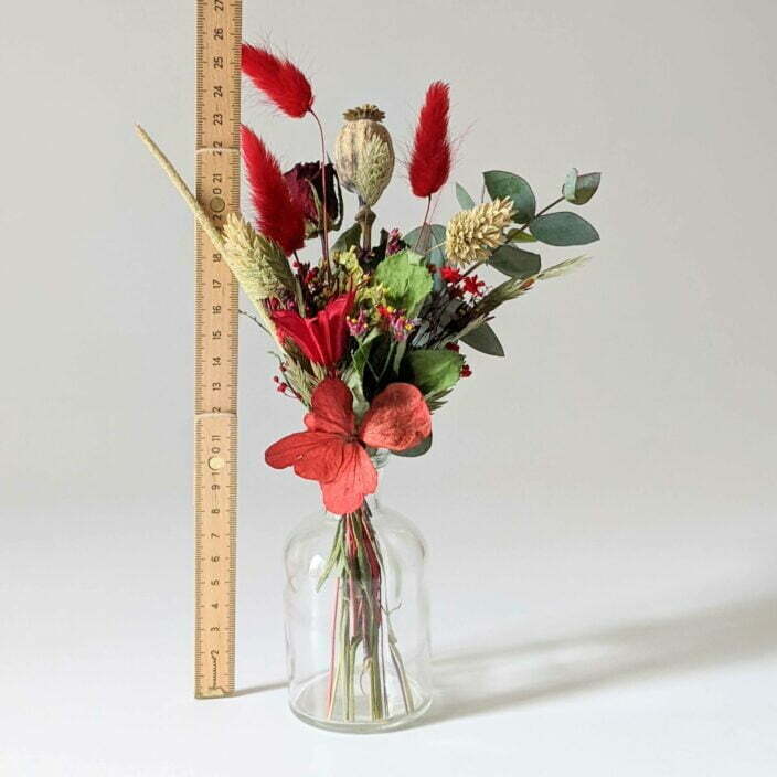 Petit bouquet de fleurs séchées et stabilisées pour décoration d’intérieur branchée, Darling 3