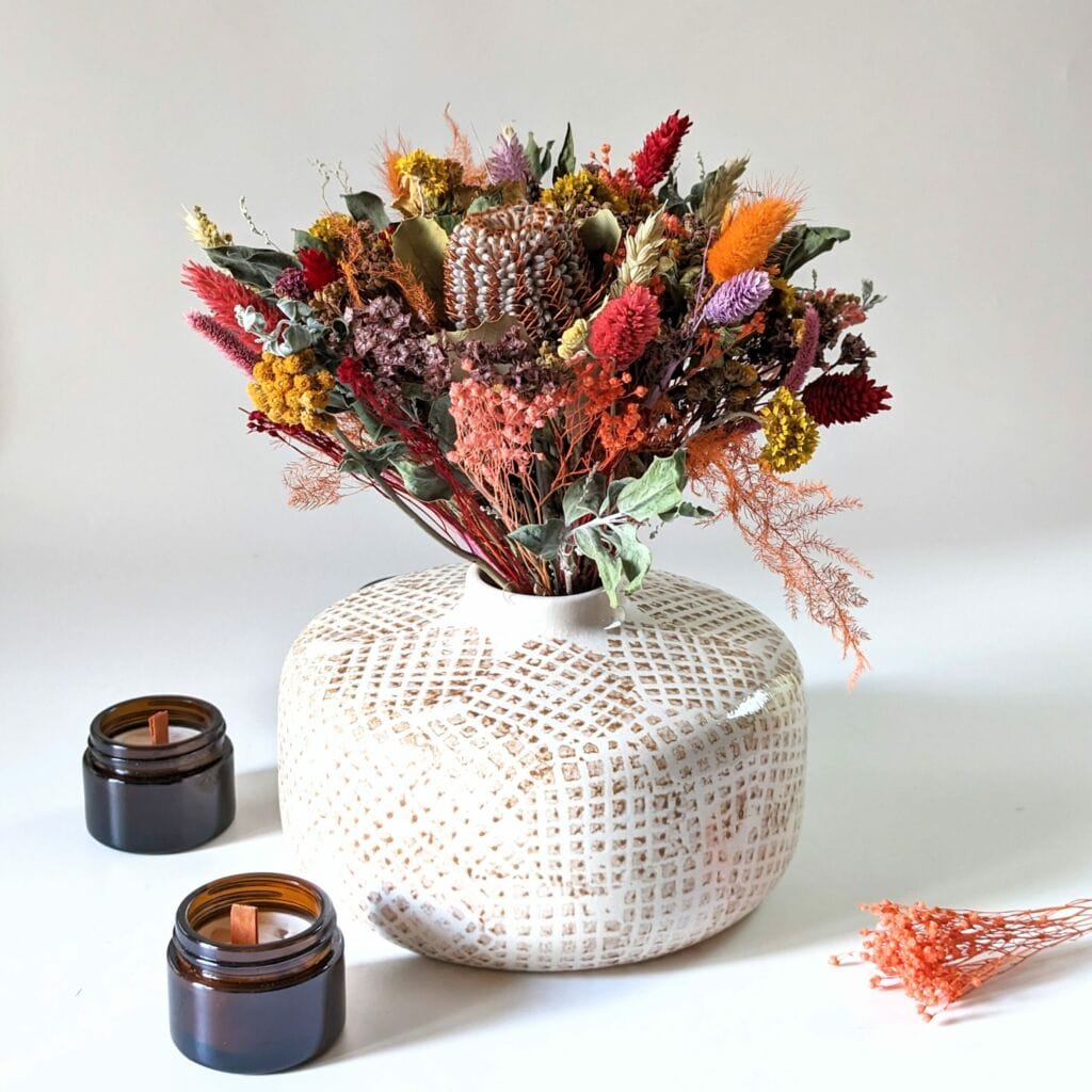 Euakee Bouquet De Fleurs à Construire – Set Avec Vase – Fleurs Artificielles DIY – Cadeau Créatif Dès 6 Ans