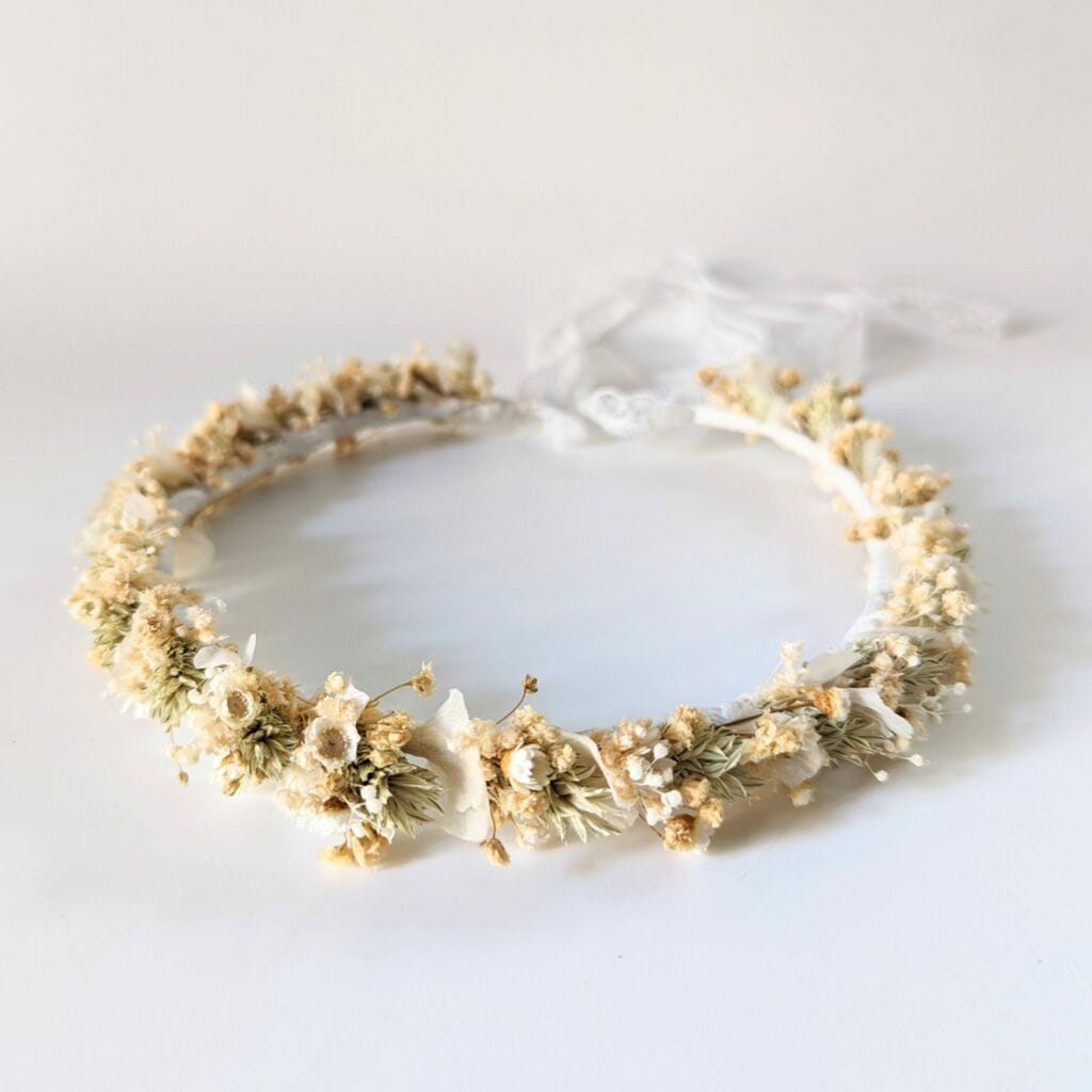 Couronne de fleurs fillette violet | Couronnes de Fleurs