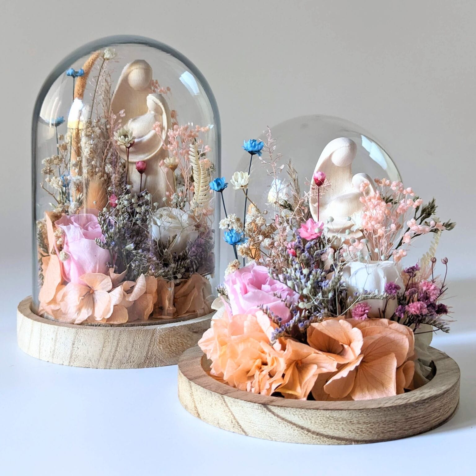 Cloche décorative Flora - 16xH22cm main image 1