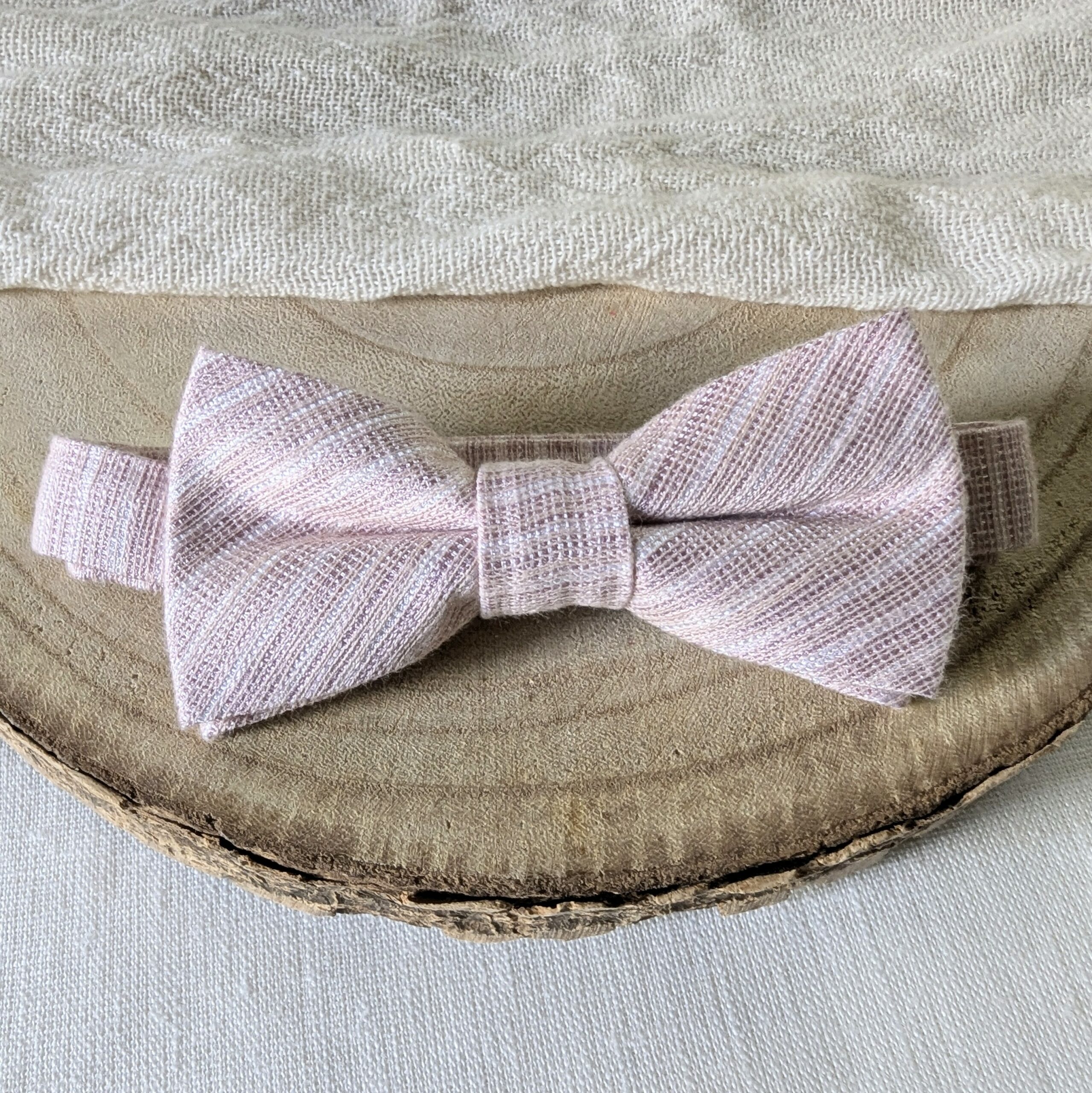 Nœud papillon homme élégant mariage et cérémonie, tissu texturé ajustable, Gabriel – Image 3